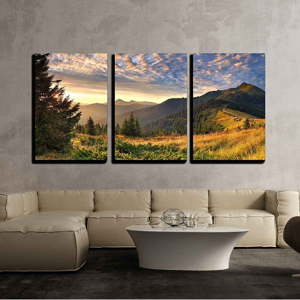Wooden Framed Canvas Wall Art for Living Room wall26 Bedroom 16/"x24/"x3 Panels